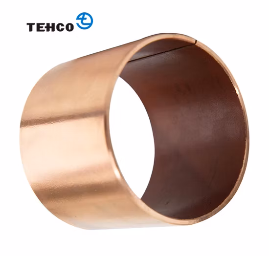 Forest Machine FB090 Oilless Bearing Made of CuSn8P with Diamonf Oil Sockets Wrapped Bronze Sliding Self Lubricating Bushing