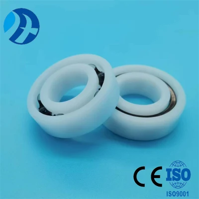 Rolamento de esferas de anel de plástico Rolamento 6004 Sem graxa Limpo Resistência à corrosão Rolamento não enferrujado